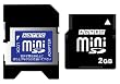AD-MSDP2G miniSDメモリーカード 2GB