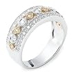 Diamond Beaded Vintage Ring