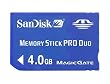 SanDisk SDMSPD-4096-J60 メモリースティック PRODuo 4GB