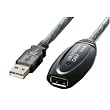 バッファローコクヨサプライ Arvel USB2.0対応 リピーター ケーブル 5.0M グラファイト AUR09GR