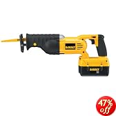 DEWALT DC305K 36-Volt Lithium Ion Cordless Reciprocating Saw Kit with NANO Technology