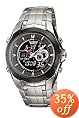 Casio Men's Ana-Digi Edifice Bracelet Watch #EFA119BK-1AV