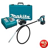 Makita BVR850 18-Volt LXT Lithium-Ion Cordless 8-Foot Concrete Vibrator Kit