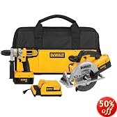 DEWALT DCX6200 36-Volt Lithium Ion Cordless Hammerdrill/Circular Saw Combo Kit with NANO Technology