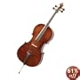 Cecilio CCO-500 4/4 Size Handmade Ebony Fitted All Solid Wood Cello Outfit