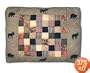 Petmate 40 x 30 Moose Medley Quilted Pet Bed