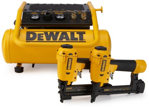 DEWALT D55141BNS Heavy Duty Brad Nailer, Stapler, and Compressor Combo Kit