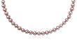 Dyed Mauve Freshwater Cultured Pearl Choker