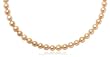 Peach Freshwater Cultured Pearl Choker Necklace