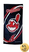 Cleveland Indians Fiber Reactive Pool/Beach/Bath Towel (Team Color)