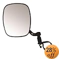 CIPA M37 UTV Side View Mirror (Black) fits Rollcage diameters from 1-3/4 inches to 2 inches - Driver Side