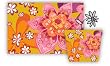 Baci フラワービニール花瓶&プレイスマットセット ペネロペ