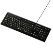 エレコム ギアドライプ式USB日本語109スタンダードキーボード(ブラック) TK-U09FGBK