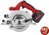 Milwaukee 0830-22 18-Volt Cordless V18 Lithium-Ion 6-1/2-Inch Circular Saw with Case