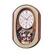 Disney (ディズニータイム) 掛け時計 ミッキー&フレンズ 電波時計 ツイン・パ FW554B