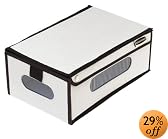 Rubbermaid 3F24 Configurations 13-Inch Shoe Box with Three Windows, Natural