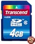 Transcend 4 GB Class 6 SDHC Flash Memory Card TS4GSDHC6