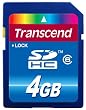 Transcend 4GB SDHC CARD (Class6) TS4GSDHC6