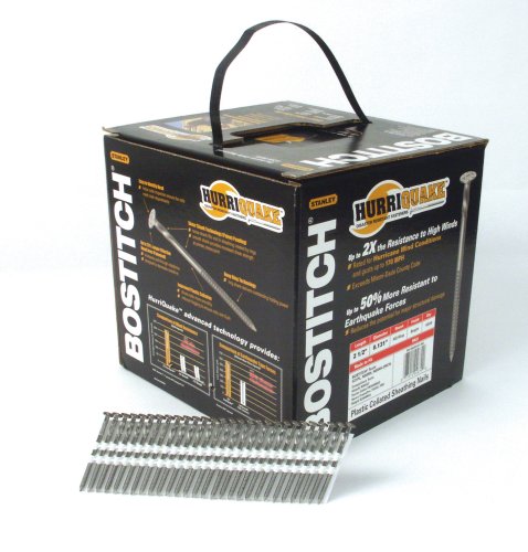 Hurriquake 21-Degree Plastic Collated Stick Framing Nails 4,000-Qty. 2-1/2 x .131-inch