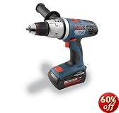 Bosch 18636-01 36V Litheon Hammer Drill with 1-L and 1-XL Battery