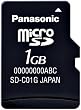 Panasonic microSDカード 1GB RP-SM01GBJ1K