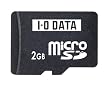 I-O DATA microSDカード 2GB miniSD&SDアダプター付 SDMC-2G/A
