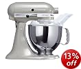 KitchenAid Artisan KSM150EMC Stand Mixer Metallic Silver