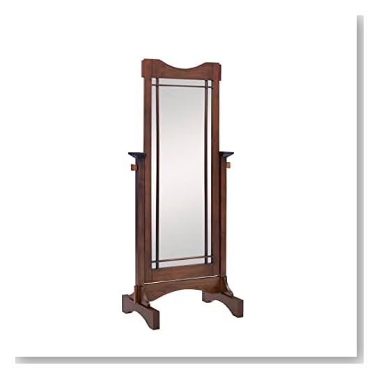 Powell Mission Oak Cheval Mirror