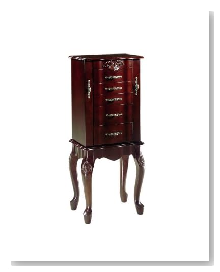 Powell Heirloom Cherry Jewlry Armoire