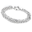 Sterling Silver Byzantine Bracelet
