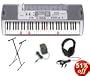 Casio LK-100 Lighted Keyboard with Premium Accessories Package