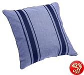 Nautica Seagrove 18-by-18-Inch Decorative Pillow, Navy