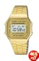 Casio Men's Gold Tone Digital Watch Model A-168WG