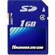 ハギワラシスコム SDカード 1GB CLASS4対応 Tシリーズ HPC-SD1GT4C