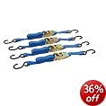 Silverline 481938 4 Piece 900 kg Cargo Lash 4 m Ratchet Action