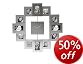 PT Family Time Photoframe Clock, Silver