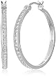 Cubic Zirconia Hoop Earrings