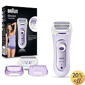 Braun LS5560 Silk&Soft BodyShave Akku-/ Netzgerät lila