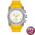 Swiss Legend Men's The Commander Collection Yellow Band Chronograph Watch #SL-30011-66