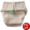 Tots Bots Nappy Starter Pack (Stage 1, Aplix Fastening, Natural Colour, Bamboo Material)