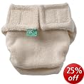 Tots Bots Nappy Starter Pack (Stage 1, Aplix Fastening, Natural Colour, Bamboo Material)