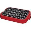 YAMAZEN たこ焼き機着脱式 SOPX-1180（R） レッド　