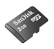 SanDisk 2GB microSDカード SDアダプタ付 パッケージ品