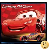 Cars Victory Lane Self-Stick Mini Wall Mural 36-Inch x 40-Inch