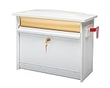 Gibraltar MSK0000W Solar Extra-Large Locking Mailbox Mailsafe White