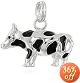 Sterling Silver Cow Charm