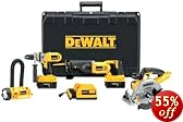 Factory-Reconditioned DEWALT DCX6401R Heavy-Duty 36-Volt Lithium Ion Cordless Combo Kit