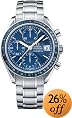 Omega Men's Speedmaster Date Automatic Chronometer Chronograph Blue Dial Watch #3212.80.00