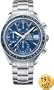 Omega Men's 3212.80.00 Speedmaster Date Automatic Chronometer Chronograph Blue Dial Watch