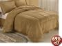 Camel Microsuede Down Comforter Alternative 4 pc Bedding Set - King Size